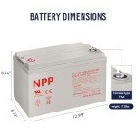 12V 100Ah Gel Battery for Home Wind Turbine