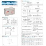 12V 100Ah Gel Battery for Home Wind Turbine