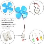 DIY Wind Turbine Generator with Micro Motor Blades