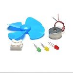 DIY Wind Turbine Generator with Micro Motor Blades