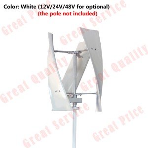 3KW Wind Turbine Generator with Hybrid Controller