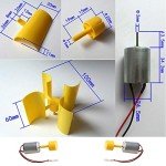 Mini Vertical Wind Turbine Generator DIY Kit