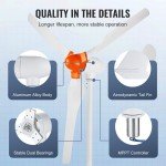 800W 12V Wind Turbine Kit with MPPT Controller