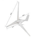 SHZOND 400W Hybrid Wind Turbine Kit