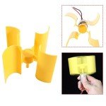 DIY Vertical Wind Turbine Generator Kit – Yellow