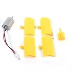DIY Vertical Wind Turbine Generator Kit – Yellow