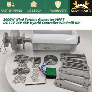 3000W Home Wind Turbine Generator Kit