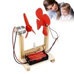 DIY Vertical Wind Turbine Model Kit for Kids