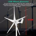 300W Home Wind Turbine Generator Kit 48V