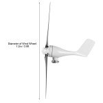 800W Home Wind Turbine Kit for Charging