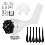 800W Home Wind Turbine Generator - 6 Blades