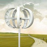 Vertical Wind Turbine Generator Kit, 600W 12/24V