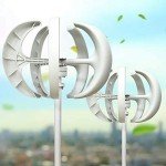 Vertical Wind Turbine Generator Kit, 600W 12/24V