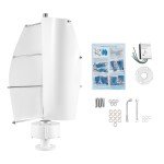 Vertical Axis Wind Turbine Generator with Controller