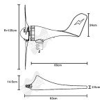 Delta Wing Carbon Fiber Wind Turbine Blades