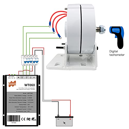 Marsrock 100W Permanent Magnet Generator for Wind Turbine