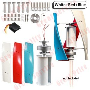 3000W Vertical Axis Wind Turbine with Controller