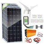 1000W Wind and Solar Power Charging System