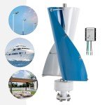 100W Vertical Wind Turbine Generator for Home Use