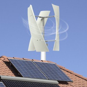 100W Vertical Wind Turbine with 3 Blades
