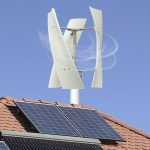 100W Vertical Wind Turbine with 3 Blades