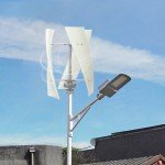 100W Vertical Wind Turbine with 3 Blades