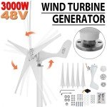 3KW 48V Wind Turbine for Home and Garden