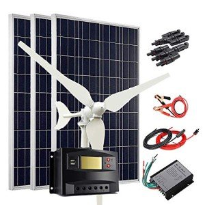 400W Off-Grid Wind and Solar Power Kit