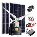 400W Off-Grid Wind and Solar Power Kit
