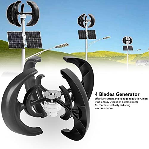 1200W 4 Blade Lantern Type Wind Turbine Kit