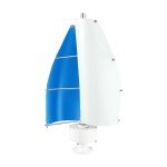 100W Vertical Axis Wind Turbine Home Kit