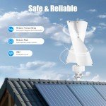 500W Vertical Wind Turbine Kit for Home Use