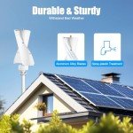 500W Vertical Wind Turbine Kit for Home Use