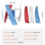 3000W Vertical Axis Wind Turbine Generator Kit