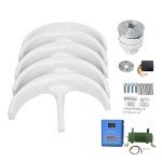 800W 12/24V Vertical Axis Home Wind Turbine