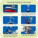 Portable 400W Vertical Wind Turbine Generator Kit