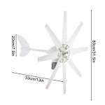 12KW Wind Turbine Generator Kit with 8 Blades