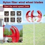 1000W Vertical Axis Wind Turbine Home Kit