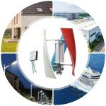 500W Vertical Wind Turbine for Home Use