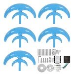 1200W Home Wind Turbine Kit with 5 Blades