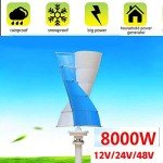 Vertical Wind Turbine Generator for Home Use