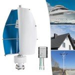 500W Vertical Axis Home Wind Turbine Generator