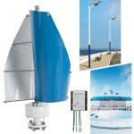 500W Vertical Axis Home Wind Turbine Generator