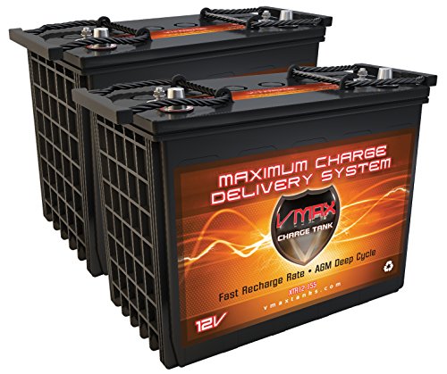 2 VMAX XTR12-155 AGM Batteries for Wind Turbine