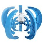 5-Blade Vertical Wind Turbine Kit for Home