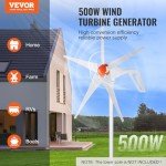 VEVOR 500W Home Wind Turbine Generator Kit