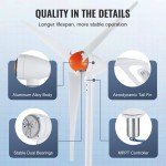 500W 3-Blade Home Wind Turbine Generator