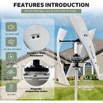Vertical Wind Turbine 8000W for Home Use
