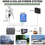 Vertical Wind Turbine 8000W for Home Use
