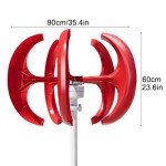 Efficient 800W Vertical Wind Generator Kit